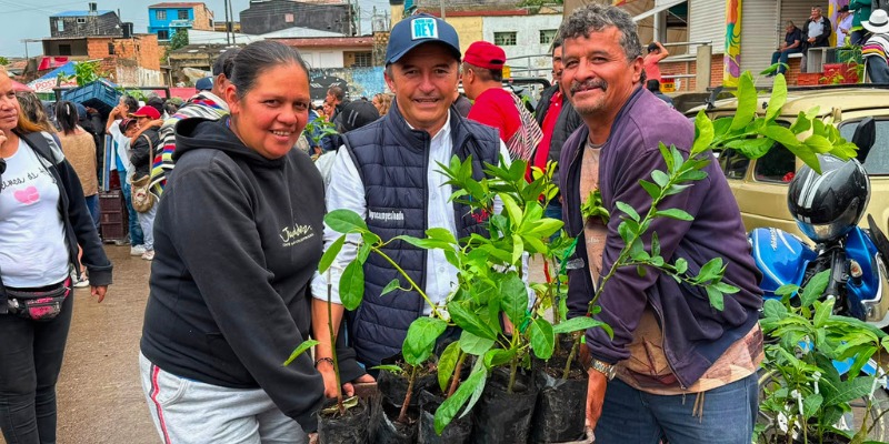 780 familias campesinas recibirán 15.600 árboles frutales para impulsar la producción rural en Anolaima