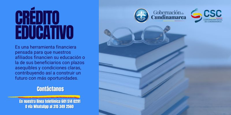 Corporación Social de Cundinamarca ofrece créditos educativos de hasta $70 millones para sus afiliados