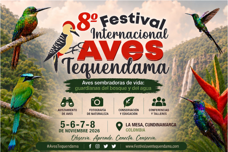 Festival Internacional Aves Tequendama 2026: el encuentro que une naturaleza, turismo, cultura y conservación en el corazón de Cundinamarca