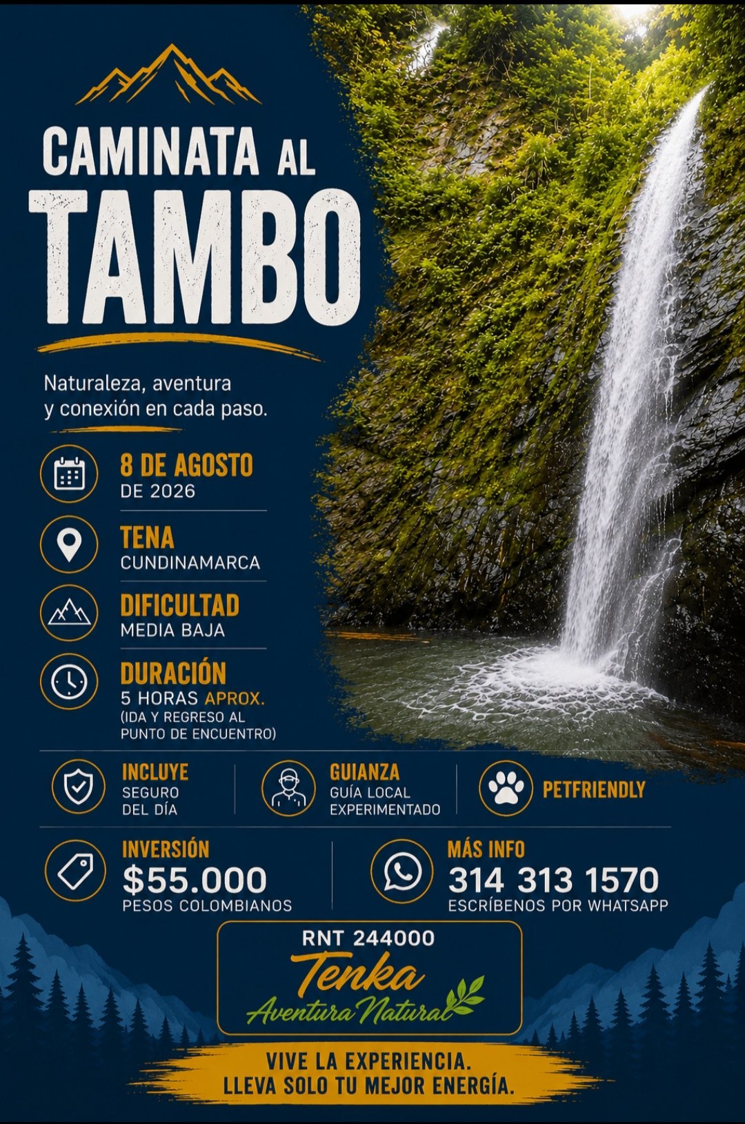 Caminatas al Salto de las Monjas y al Tambo: dos experiencias imperdibles para descubrir la naturaleza de Cundinamarca